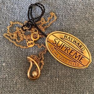 A&Z Hayward Supreme 14KGF Teardrop Pendant + Pearl